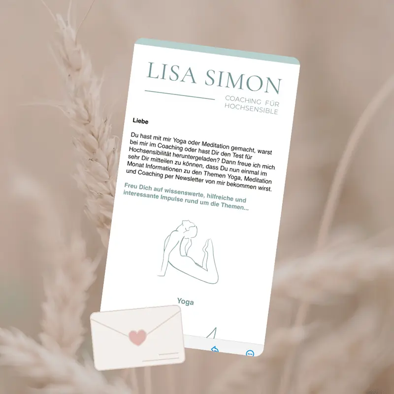 Lisa Simon - Newsletter - Cover